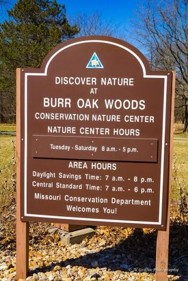 Burr Oak sign